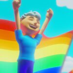 Тайны и загадки - Rainbow flag waving proudly in victory