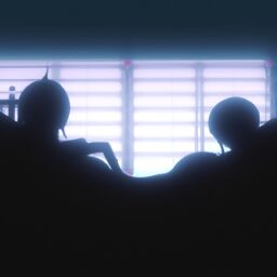 Досуг - Silhouette of couple in bed anime w