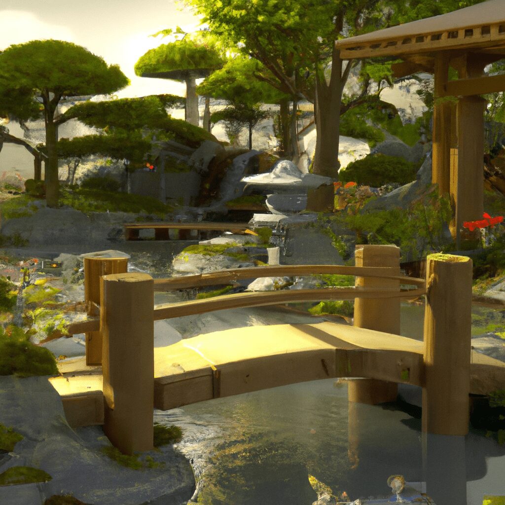 Дом и сад - Serene japanese water garden oasis car