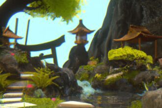 Дом и сад - Serene japanese water garden oasis car