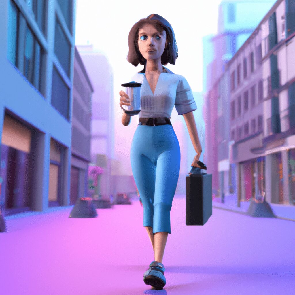 Красота и стиль - Woman confidently walks in the city we