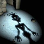 Shadowy figure lurking in an ancient - Тайны и загадки