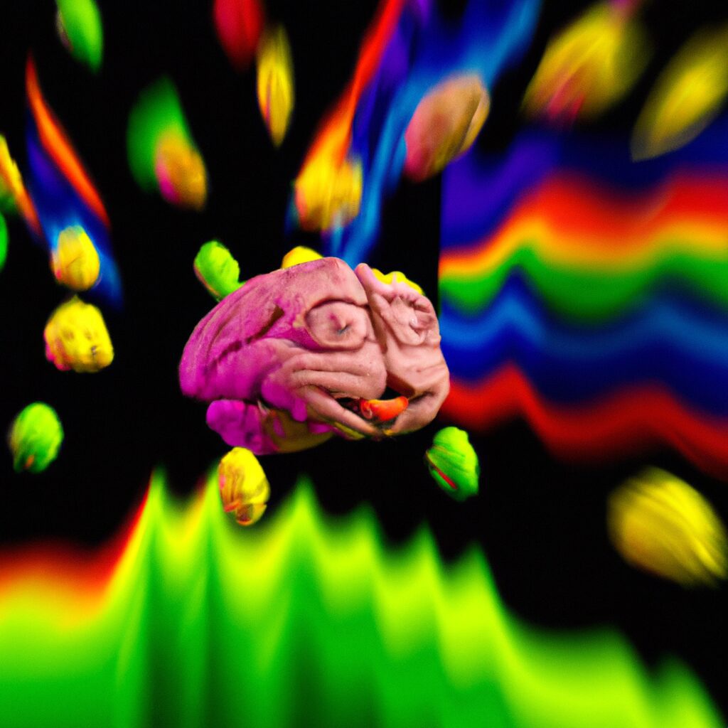 Vibrant brain with colorful connection - Разум и тело