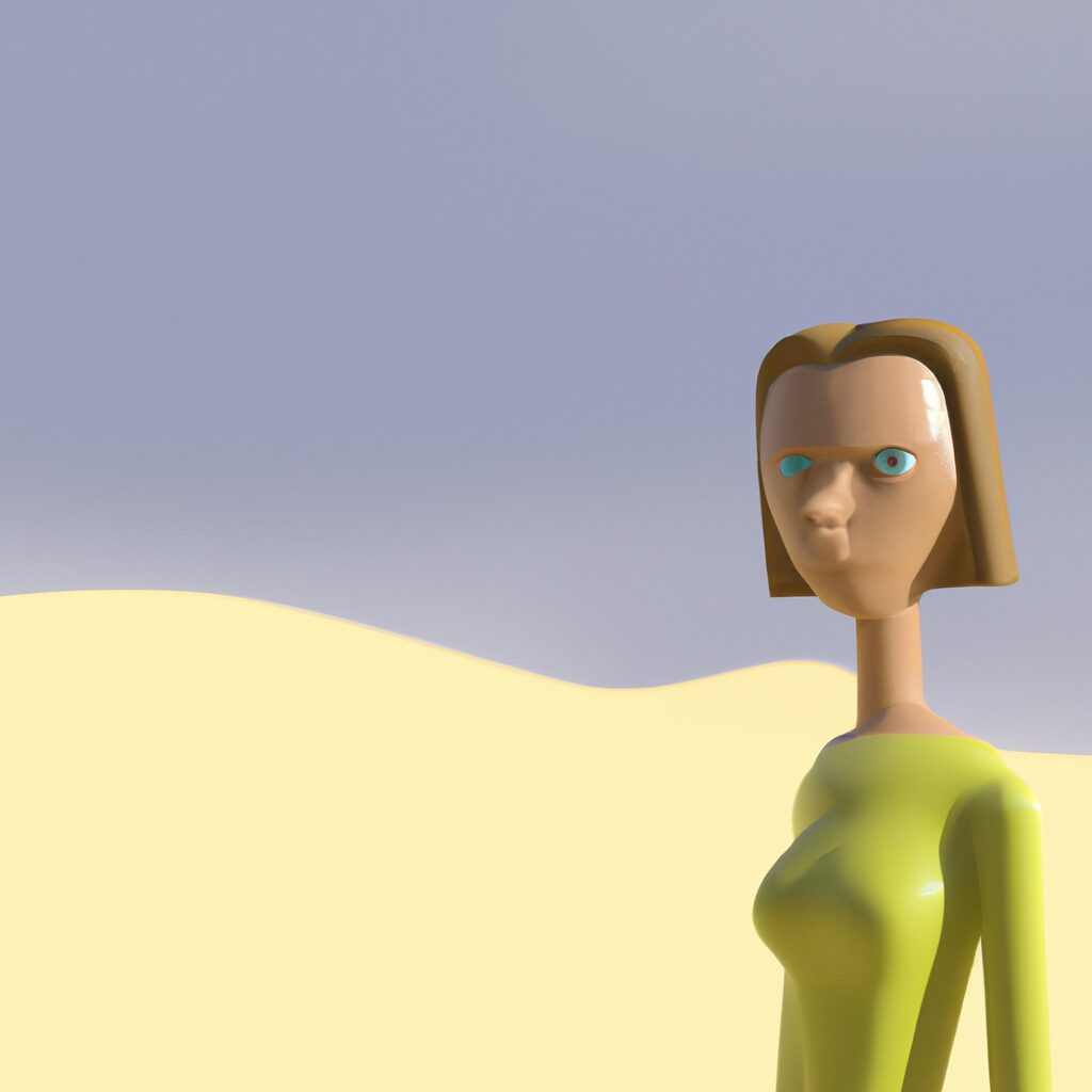 Woman standing alone in desert ca - Разум и тело