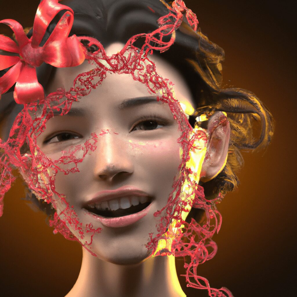 Красота и стиль - Woman wearing floral lace accessory