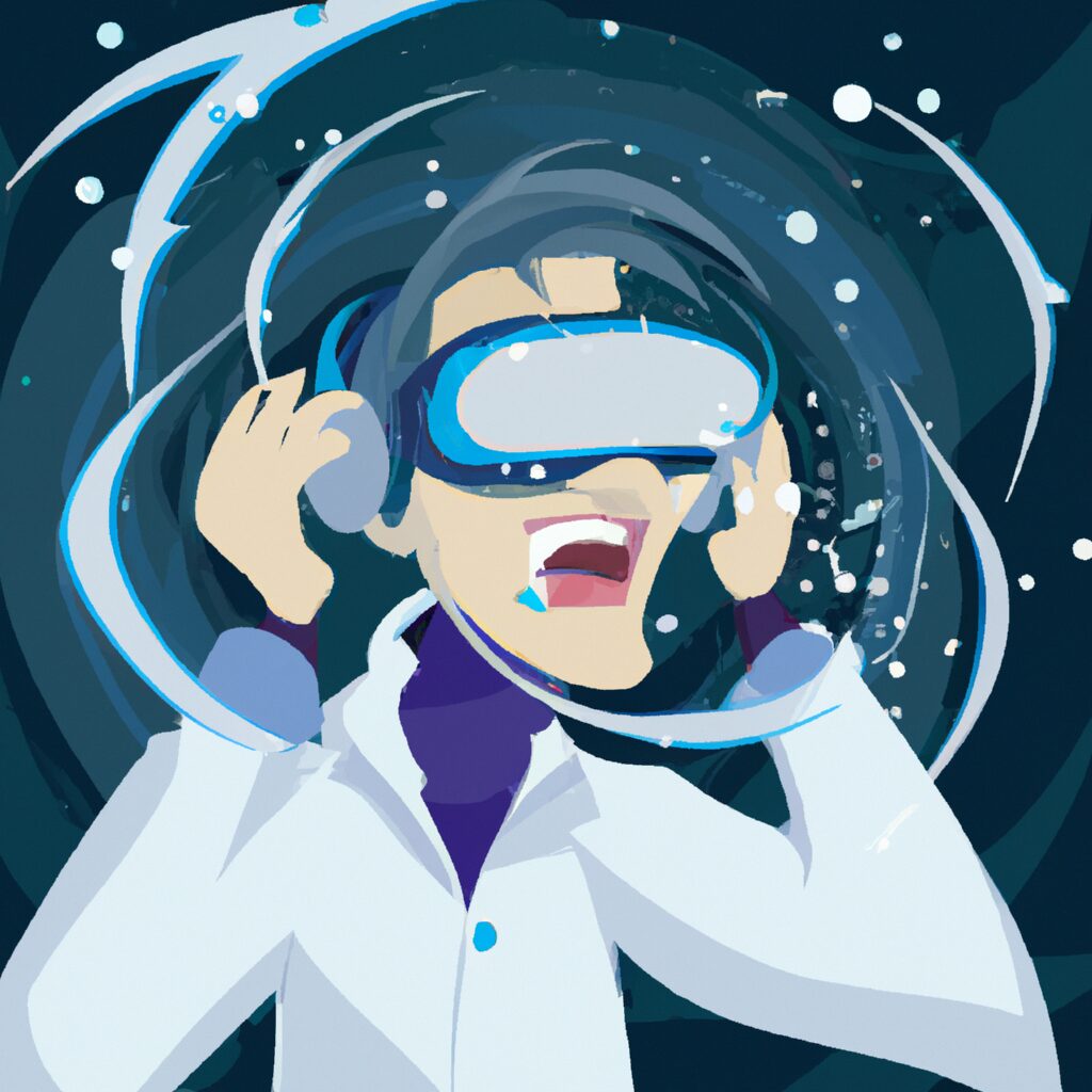 Scientist conducting virtual reality - Разум и тело