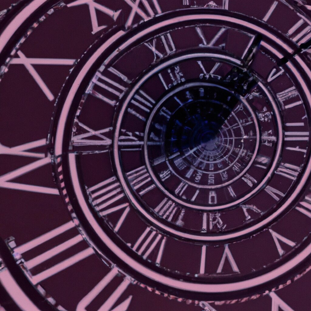 Swirling vortex of clocks and hourglas - Тайны и загадки